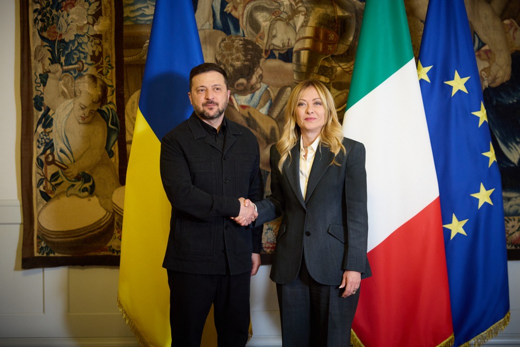Зеленський і Мелоні провели зустріч Зеленський і Мелоні провели зустріч